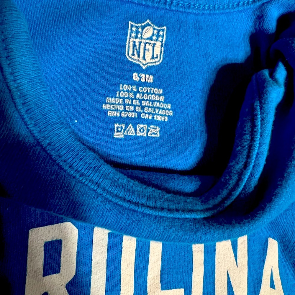 Carolina Panthers Blue Baby Onesies (2) - Picture 8 of 8